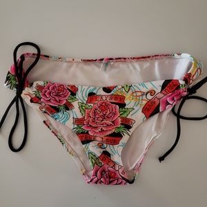Playboy Floral Bling Bikini Bottoms